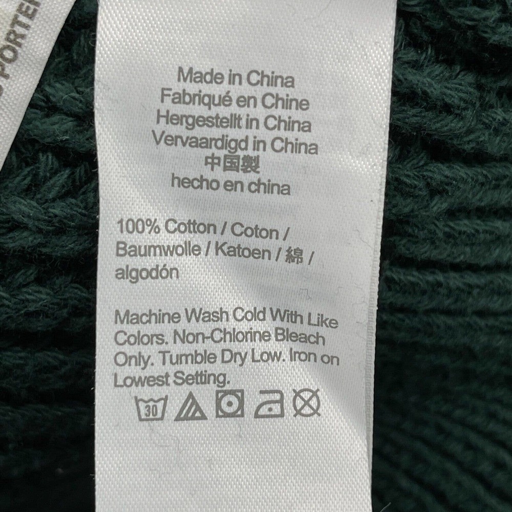 J Crew Womens Sweater Green Chunky Long Sleeve Scoop Neck Pullover Knit Size M - Picture 6 of 10